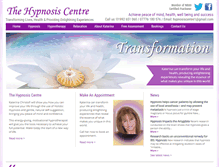 Tablet Screenshot of hypnosiscentre.com